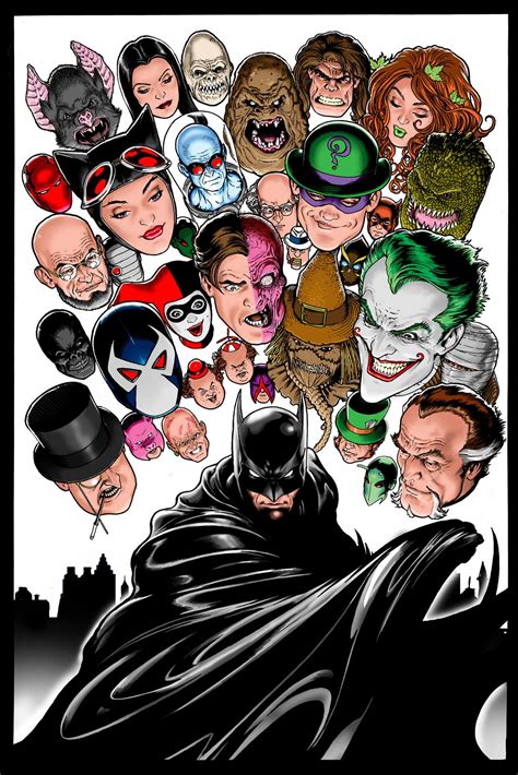 Batmans Rogues Comic Art Community Gallery Of Comic Art