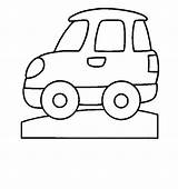 Coloring Pages Simple Car Toy Drawing Outline Kids Cars Printable Train Clipart Land Cliparts Color Transportation Getdrawings Getcolorings Caboose Toddlers sketch template