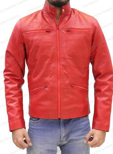 men retro red leather jacket mens red retro leather jacket leather jacket jackets red