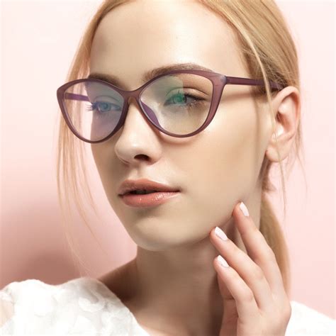 new retro fashion women cat eye eyeglasses frames clear lens vintage