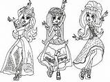 Monster Coloring High Pages Dolls Mermaid Colouring Printable Print Getcolorings Kids Colorine Draculaura Books Easy Baby Make Pdf Library Clipart sketch template