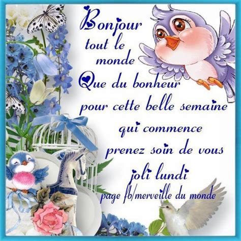 Bon Lundi Et Une Bonne Semaine Et Merci Mes Amies Blog