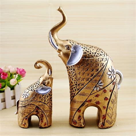 elephant statue animal ornaments home decor living room cabinets decoration ebay