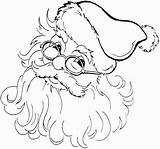 Coloring Santa Claus Pages Printable Christmas Popular sketch template