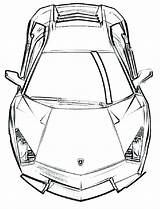 Coloring Pages Lamborghini Gallardo Getdrawings sketch template