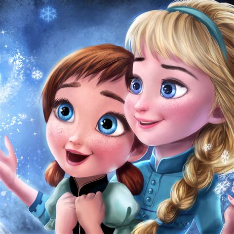 frozen elsa anna sisters wallpapers hd wallpapers