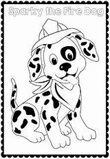 Sparky Safety Dots Dot Grades Colorings sketch template