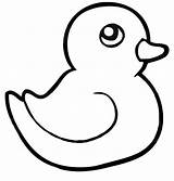 Duck Rubber Coloring Pages Ducky Drawing Easy Outline Duckie Kids Cute Toys Getdrawings Bath Sheets Rocks sketch template