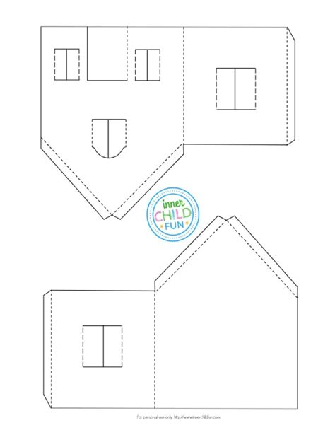 printable house template
