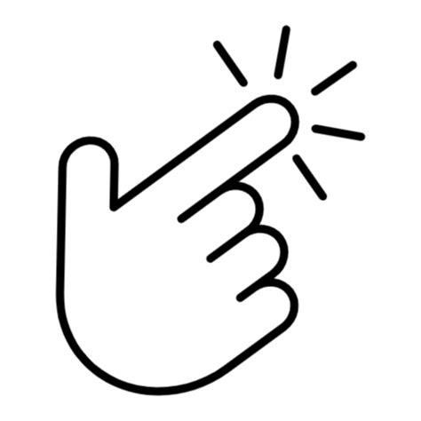 hand click icon png