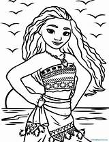 Coloring Pages Disney Moana Princess Printable Choose Board Colouring Print sketch template