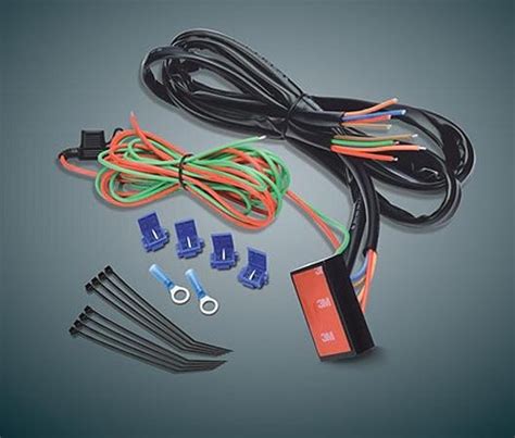 universal electronic isolated motorcycle trailer wiring harness
