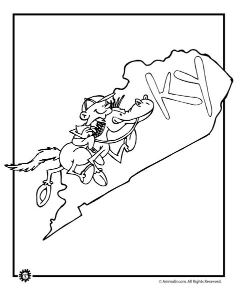 printable kentucky derby coloring pages horse coloring derby