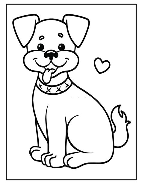 dog coloring book puppy coloring pages  kids coloring pages