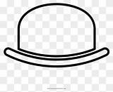 Bowler Sombrero Sombreros Pinclipart sketch template