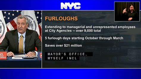 nyc mayor de blasio expands five day furlough to 9 000 city workers