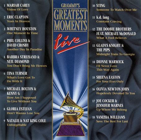 grammys greatest moments  releases discogs