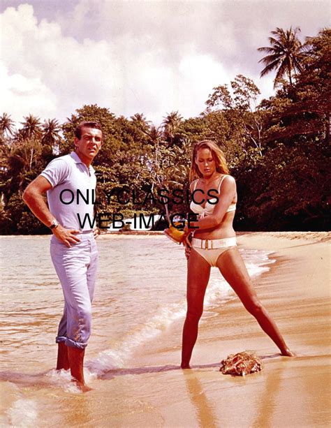 1962 dr no james bond ursula andress in bikini swimsuit print pinup