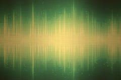 sound waves stock vector illustration  color digital