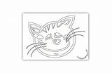 Coloring Sleeping Tomcat Cat Pages sketch template