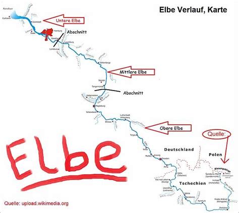 image result  elbe verlauf karte deutschland polen polen tschechien