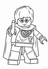 Potter Harry Lego Coloring Pages Color Online Wands sketch template