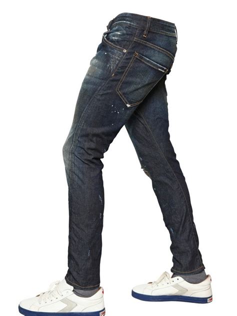 dsquared² sexy kenny twist denim jeans in blue for men lyst