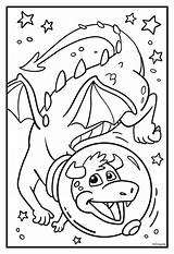 Dragon Coloring Cosmic Crayola Pal Cats Pages sketch template