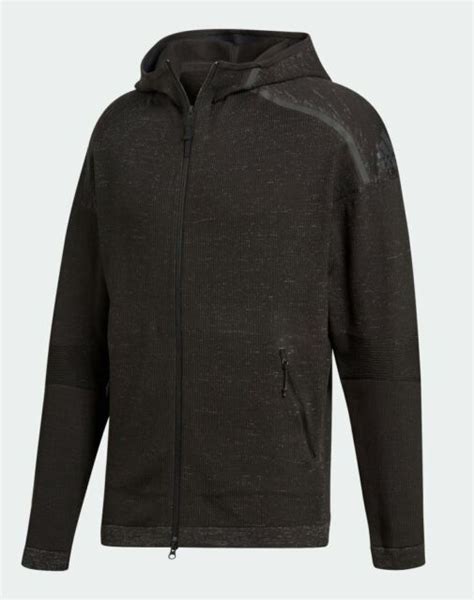 adidas mens zne primeknit pk hoodie black xl cg  zne full zip ebay