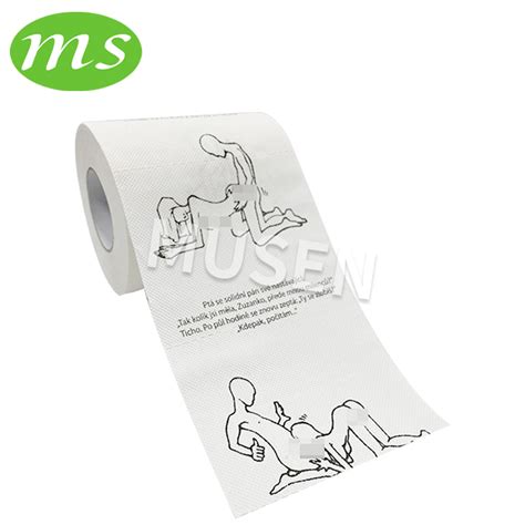 Custom Sexy Kama Sutra Printed Toilet Paper Roll Funny Accessories For
