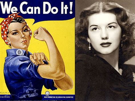 Rosie The Riveter Girl On We Can Do It Wwii Poster
