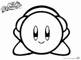 Coloring Kirby Pages Headphone Printable Color Kids sketch template