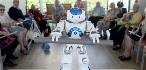 le robot nao coach pour seniors dans une maison de retraite sciences et avenir