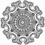Coloring Pages Hippie Mandala Cool Flower Kaleidoscope Library Clipart Mandalas Printable Trippy Clip Aesthetic Popular Difíciles Print Bing Flowers sketch template