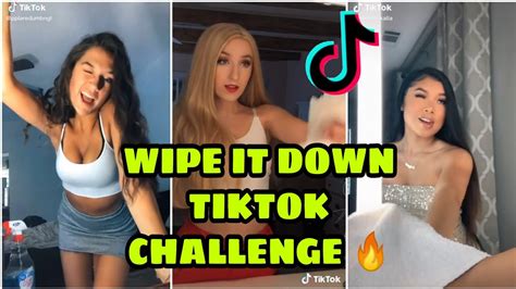 Wipe It Down Sexy Edition🔥 Tiktok Challenge Tiktok Compilation Youtube