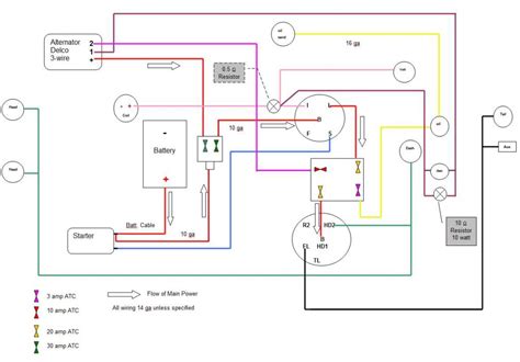 draft  review  rus wiring diagram wdelco  wire alternator conversion