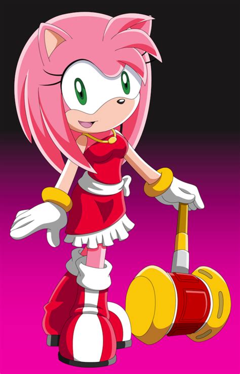 Image Amy Rose By Noble Maiden D5azocn Png The Parody