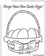 Colouring Own Coloring Easter Basket Pages Printable sketch template
