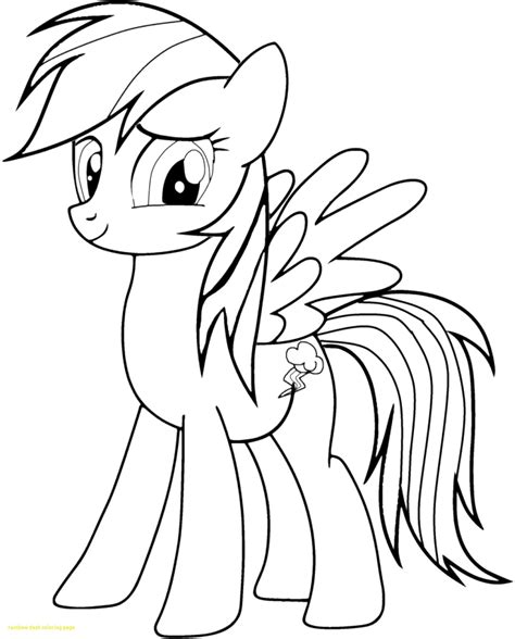 pony coloring pages rainbow dash bubakidscom