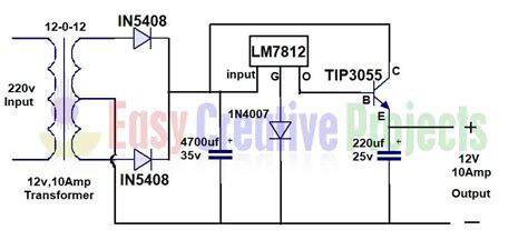 diagram circuit diagram  power supply mydiagramonline