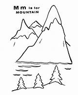 Montagne Madelyn Coloriages sketch template