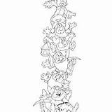 Coloring Pages Huntsman Snow Post sketch template
