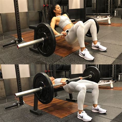barbell hip thrust list of compound exercises popsugar fitness photo 6