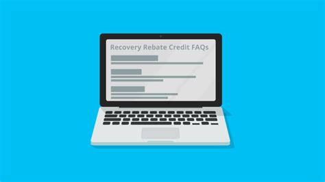 recovery rebate credit faqs updated  elmbrook tax accounting