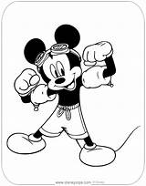 Mickey Mouse Coloring Pages Summer Disneyclips Floaties Swim Wearing sketch template