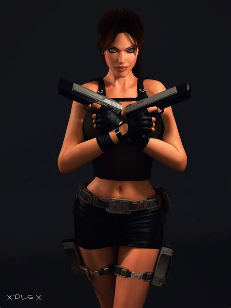 Lara Croft Test In Poser 9 By Xdlgx On Deviantart Lara Croft Tomb