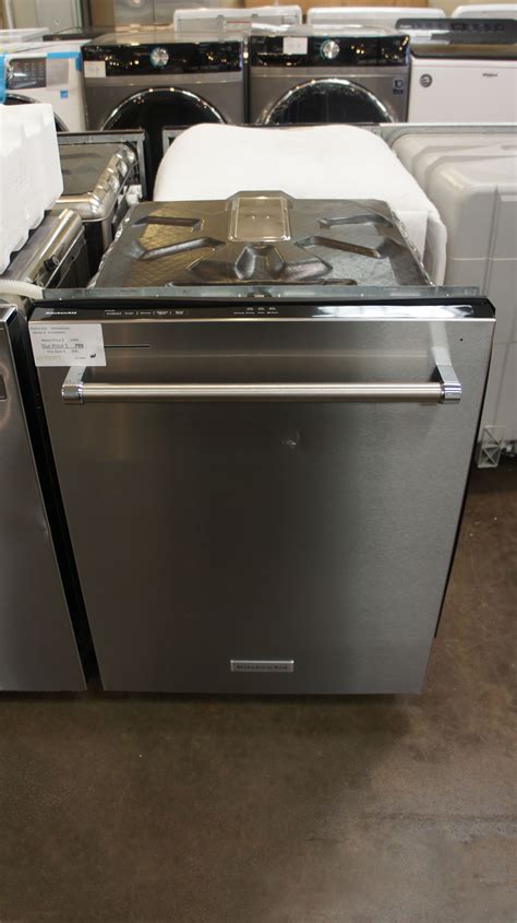 kitchenaid kdtmkps  dba built  dishwasher appliances tv outlet