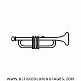 Trompete Tromba Ausmalbilder Colorare Trombeta Disegno Ultracoloringpages sketch template