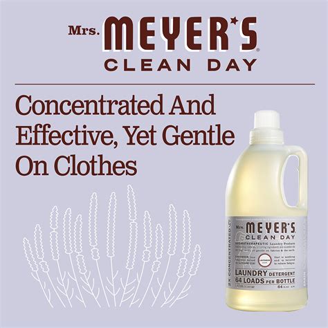 Mrs Meyers Clean Day Laundry Detergent Lavender 64 Fl Oz Pack Of 2