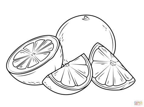 pictures  oranges coloring pages richard mcnarys coloring pages